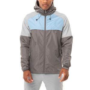 Veste coupe-vent légère pour homme, meilleur choix, vente chaude, couleurs contrastées, tendance, prix de gros, veste coupe-vent pour homme - Product Image 1