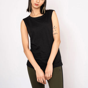 Hot Selling New Arrival <b>Women's</b> Gym Workout <b>Tank</b> <b>Tops</b> Fashionable Plus Size Adult Cotton Bamboo Fiber Breathable Design Hip Hop - Product Image 2