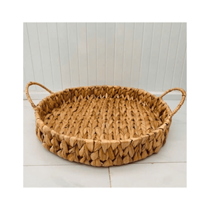 Bandeja de Mimbre de Jacinto de Agua, Estilo Boutique, Material: Tiras de Jacinto; Uso: Exhibición en Tiendas; Origen: Hecho en Vietnam - Product Image 4
