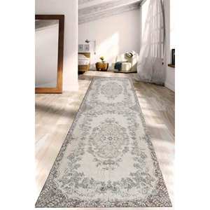 Alfombra Turca Beige Personalizada: Decoración del Hogar de Estilo Persa Vintage, Alfombra de Chenilla - Product Image 4