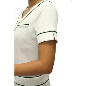 เดรสเฟลิก้าไซส์ S ทรงเข้ารูปสำหรับสาวออฟฟิศ สีขาว X ดำ - Product Image 5