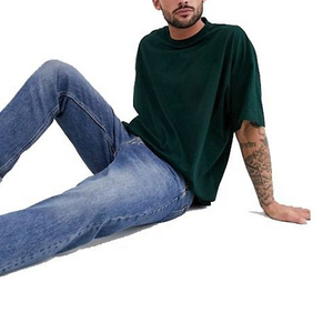 Camisetas Casuales de Jersey para Hombre de Alta Calidad, Corte Holgado, con Impresión de Logotipo Personalizado, 100% Algodón, Secado Rápido y Transpirables - Product Image 3