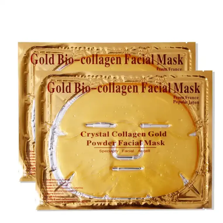 Masker Wajah kolagen masker wajah pelembap pemutih wajah emas 24k