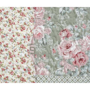 ชุดผ้านวมควีนไซส์ 3 ชิ้น ผ้าฝ้ายผสม ลายปักดอกไม้ สำหรับใช้ในบ้าน งานแต่งงาน โรงแรม โรงพยาบาล สำหรับคริสต์มาส - Product Image 2