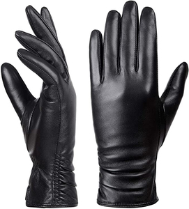 Venta al por mayor de guantes de seguridad de trabajo de cuero transpirable duradero - Product Image 1