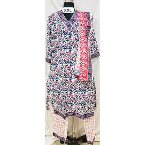 Ensemble de costume en coton pour femmes avec dupatta, vêtements traditionnels élégants - Product Image 1