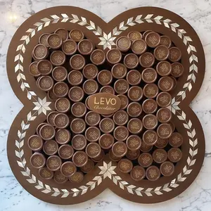 Newest Design MOP Inlay Wooden Tray with Acrylic Chocolate <b>Box</b> Luxury for <b>Eid</b> Ramadan <b>Gift</b> Handcrafted From Vietnam - Product Image 5