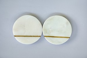 Desktop Decor Eco Friendly Wooden & stone <b>Coaster</b> Home Decor <b>Coasters</b> High Selling 2023 New Design <b>Table</b> <b>Coasters</b> - Product Image 2