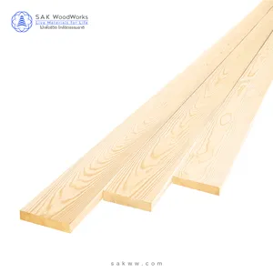 SAK WoodWorks Northern White Russian Coniferous(Pine & Spruce) Timber KD S4S for Construction, Home Decoration, Furniture, DIY