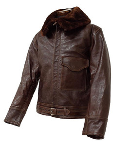 Chaqueta Bomber de Cuero Genuino para Hombre con Cuello de Piel, Cortavientos, Estilo Motero, Corte Regular, Cierre con Cinturón - Product Image 4