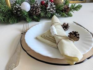 Anneau de serviette en bois et en rotin élégant et unique pour une mise en scène de table contemporaine et une décoration d'événement festif, vente en gros en provenance d'Inde - Product Image 2