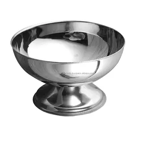 Stainless Steel Ice Cream Bowl Metal Pudding Cups Salad Dessert Holder Snack Fruit Candy Container