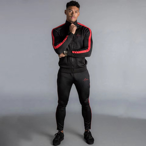 2025 NEW Oem Training Wear <b>Plain</b> <b>Tracksuit</b> Sweatpants and Jacket 100% Polyester Sports High Quality Luxury <b>Tracksuits</b> for Men - Product Image 2