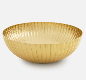 Cuenco de diseño martillado acanalado de latón para cocina Hotel Evento de boda - Product Image 4