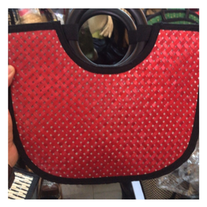 Bolso de playa de algas marinas hecho a mano-Monedero de paja duradero con bolsillo interior de Vietnam por 99 Gold Data - Product Image 5