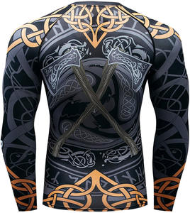 Wholesale <b>Men</b> Training Sportswear <b>Set</b> Gym Fitness Compression Sport Suit Jogging Tight 2 Pcs Compression <b>Set</b> - Product Image 2