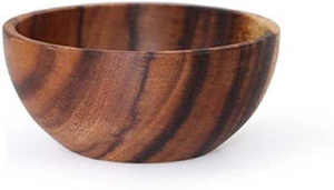 Handmade Polished Acacia Wood <b>Mixing</b> <b>Bowl</b> Utensils <b>Set</b> Lightweight 9.45 Inch Large Salad Serving Wooden <b>Bowl</b> <b>Set</b> by MULTI CRAFT - Product Image 3