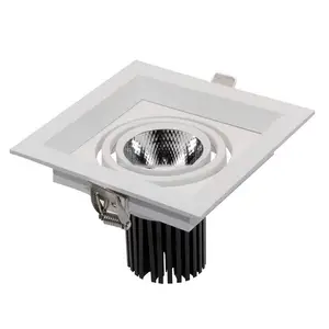 Hith kalite çin fabrika kare gömme aydınlatma aydınlatma downlight sıcak beyaz alüminyum led downlight