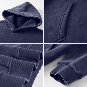 Sudadera con Capucha de Invierno Unisex de Felpa 100% Algodón con Logotipo Personalizado Estampado Gráfico de Alta Calidad al por Mayor para Hombre y Mujer - Product Image 5