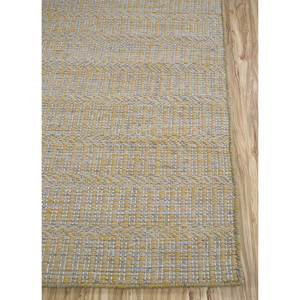 พรมขนสัตว์ทอมือลายทางสไตล์โอเรียนทอลสีเบจน้ำตาล Adwl-15 Abrash สำหรับห้องนั่งเล่น ห้องนอน ทางเดินในบ้าน เหมาะสำหรับวัยรุ่น - Product Image 4