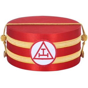 Royal Arch Chapter Crown Cap Red & Gold Design personnalisé avec n'importe quel logo selon la demande de l'acheteur - Product Image 1