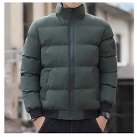 Veste matelassée personnalisée à col montant avec garniture en fourrure, respirante, imperméable, écologique, avec logo sur le devant, pour homme et femme, parka d'hiver