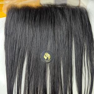 Frontal de encaje transparente de alta calidad 13x4 13x6 HD 100% encaje Frontal de cabello humano Natural vietnamita - Product Image 2