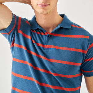 Polos à manches courtes pour hommes, nouvelle mode, en coton de qualité supérieure, avec broderie personnalisée - Product Image 6