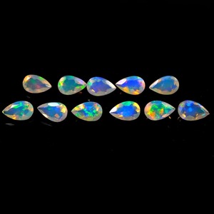 Alta calidad Natural etíope Multi-Fair Opal Pear Cut Loose Crystal Gemstone Bestseller por Indian Seller Jaipur Mayorista - Product Image 6