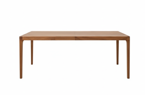 Table classique Oslo en bois de manguier massif avec des pieds en bois élégants et une finition en noyer riche pour un style moderne - Product Image 2