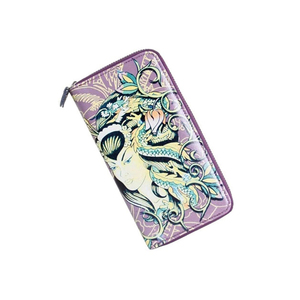 Cartera de Cuero Genuino de Primera Calidad Personalizada para Mujer con Diseño de Caramelos, Impermeable y Duradera - Product Image 2