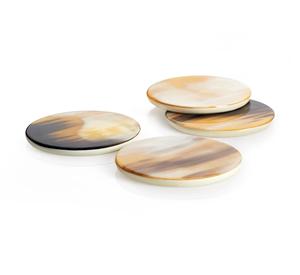 Juego de Posavasos Cuadrados de Cuerno Hechos a Mano, Estilo Clásico, Calidad Premium, Ecológicos, 5mm de Grosor - Product Image 2