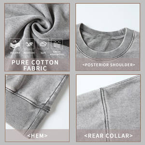 Sudaderas con capucha informales para mujer, sudaderas transpirables suaves con opciones de logotipo personalizado, sudaderas para mujer con lavado ácido antibolitas - Product Image 3