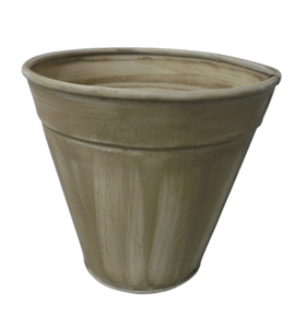 Ensemble décoratif de fer de conception de fantaisie de 2 pots de jardinière antiques en cuivre de jardinière en métal pour la décoration extérieure et intérieure - Product Image 3