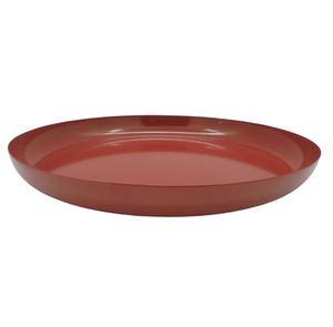 Fancy Designer Iron Serving Round Plate Red PC Uso para el hogar y la cena del hotel Platos para servir personalizados - Product Image 6
