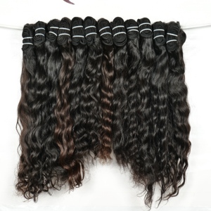 Fabrique de haute qualité pour le prix de gros Cuticule de cheveux humains alignés Remy ondulés des extensions de cheveux de femmes vietnamiennes - Product Image 5