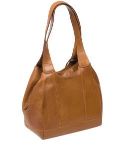 Bolso de Hombro de Cuero Genuino Color Bronceado, Estilo Vintage, con Triple Compartimento, Bolso Tote para Mujer, Bolso de Mano con Múltiples Bolsillos, Bolso de Trabajo - Product Image 6