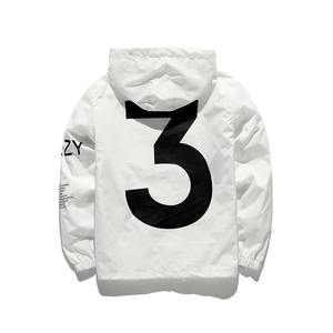 Windbreaker Jacket Canvas Men Women High Street Waterproof Windproof Breathable Outwear Letter Printed <b>Thin</b> Casual Clothes Top - Product Image 6