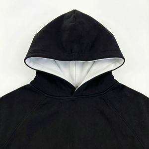 Ensemble 2 pièces personnalisé pour homme, sweat-shirt décontracté en coton 100% teint en pièce, tricoté uni, avec pantalon de survêtement en molleton bouclette pour homme - Product Image 3