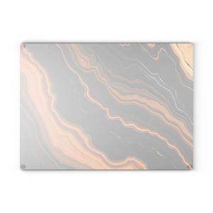 Planche à découper en marbre design marron et noir, planche de cuisine haut de gamme pour cours de cuisine, préparation des aliments et présentation, en provenance d'Inde - Product Image 2