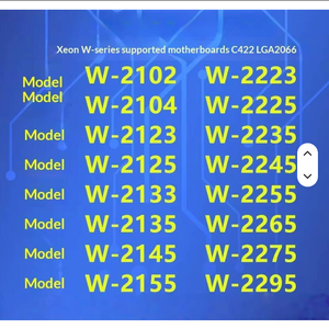 ใหม่สำหรับซีพียูเดสก์ท็อป 7 8-คอร์ 3.4GHz 64-บิต รุ่น W-2223 2225 2235 2123 2125 2133 2135 2145 2155 2245 2255 LGA 771 ช่องสัญญาณเดียว - Product Image 2