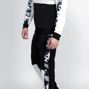 Fabricant OEM Concevez votre propre style hommes survêtements coton matériel en vrac quantité prix de gros survêtement en couleur contrastée - Product Image 6