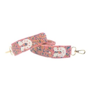 Correas de guitarra con cuentas de semillas bordadas a mano con diseño de monedero de estrella accesorio de moda accesorio hecho a mano - Product Image 6