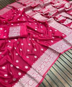 Saree en dentelle organza avec séquence pour femme - Product Image 3