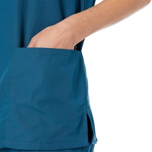 Ensemble de Blouse et Pantalon d'Infirmière en Rayonne de Qualité Supérieure pour Hôpital, Couleurs Personnalisables, Détection d'Aiguilles, Unisexe, Vente en Gros - Product Image 4