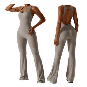 Ropa Deportiva de Cintura Alta Personalizada 2026 para Mujer, Body Deportivo de Una Pieza con Diseño sin Espalda, Secado Rápido y Transpirable, Ajuste Ceñido - Product Image 4