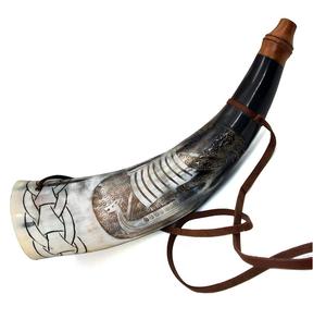 Tazas de Cuerno Vikingo Naturales Hechas a Mano al por Mayor, Taza de Cuerno de Primera Calidad para el Hogar y la Oficina - Product Image 4