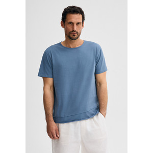 GRIMELANGE POREC เสื้อยืดคอกลมผ้าฝ้ายออร์แกนิก 100% สำหรับผู้ชายทรงปกติ - Product Image 2