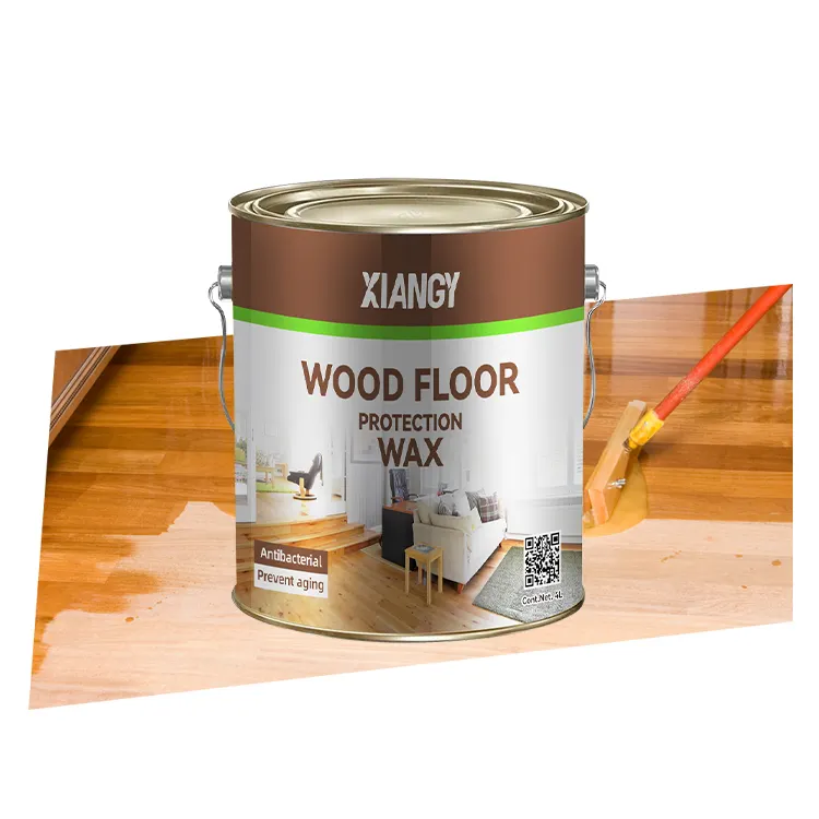 Vente directe de cire pour plancher en bois Cire dure imperméable Peinture pour bois Revêtement de sol Meubles Peinture pour bois