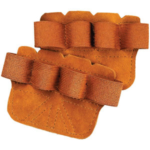 Pull <b>Hand</b> <b>Grips</b> for 4 Finger Leather Palm Protector Anti Slip Gymnastic <b>Grips</b> Barbell Kettlebell Training Comfortable - Product Image 1